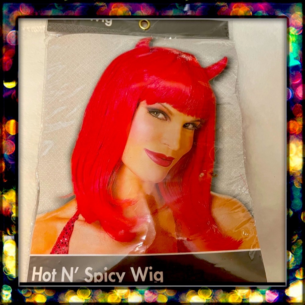 [PMG Halloween] Devil candy red wig with horns